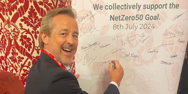 Andrew Gomarsall MBE – our Executive Director is named on the Net Zero 50 List